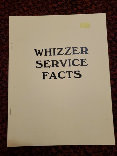 Vintage whizzer service facts - service,