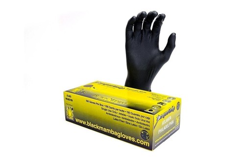 Guanti nitrile nero - guanti,