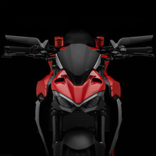 COPPIA SPECCHI SPECCHIETTI CNC STEALTH MOTO UNIVERSALE CON LOGO NAKED BSN010B