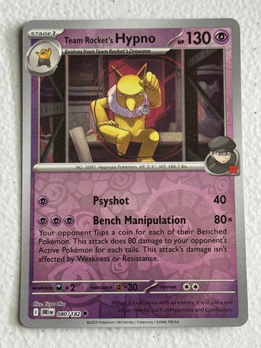 Team rocket hypno 080 182 - team,