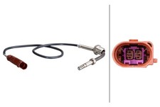 HELLA 6PT 010 376-151 Sensore, Temperatura gas scarico per AUDI,SEAT,SKODA,VW