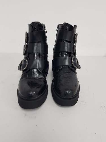 Stivaletto donna nero ecopelle