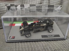 F1 Collection 1/43 Lotus Renault 1985 Ayrton Senna con gomme Rain da bagnato 
