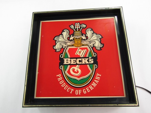 Insegna luminosa birra becks - birra,