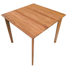 OM SHOWROOM Tavolo ristorante in  Teak Massello 80x80  Arredo Contract Bar Hotel