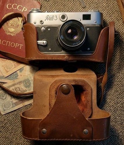 Fotocamera vintage fed - fotocamera, 3