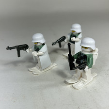 Lotto Personalizzato WW2 Originale LEGO® Minifigure GERMAN SNOW TROOPERS BRICKARMS WWII Nuovo