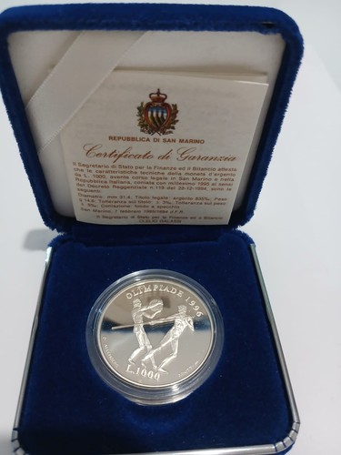 San marino 1995 moneta argento - marino,