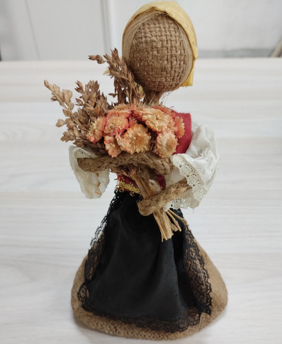 Bambola artigianale sarda - bambola,