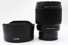 VILTROX 85mm F1.8 Mark II STM obiettivo AF full frame per fotocamere Sony attacco E