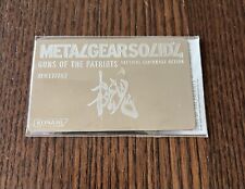 Metal Gear Solid 4 Promo Metal