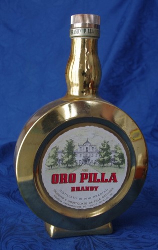 Bottiglia oro pilla brandy - brandy,