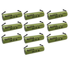 10 BATTERIE PILE RICARICABILI