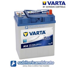 BATTERIA AUTO 40AH A14 VARTA
