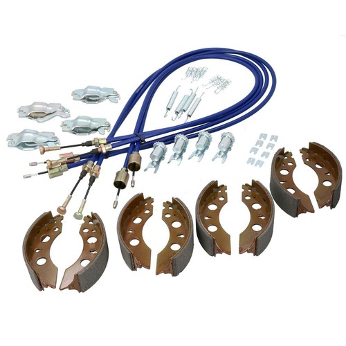 Kit ganasce freno cavi per - kit,