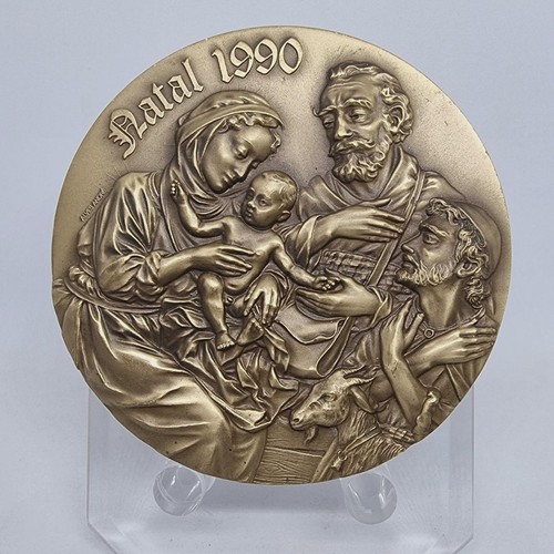 Medaglia bronzo natale - in,