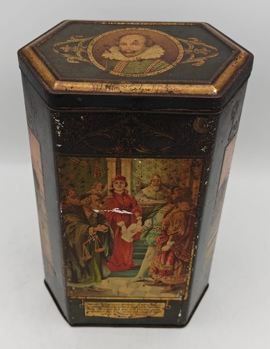 Antica scatola latta - di,