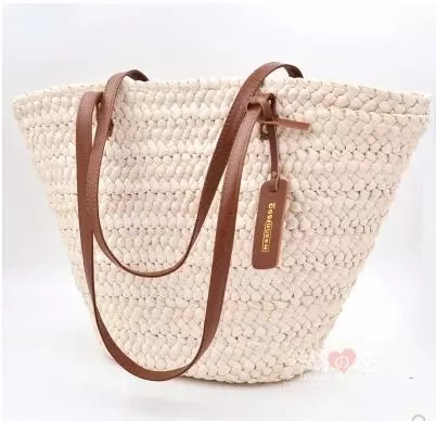 Borsa paglia intrecciata donna - borsa,