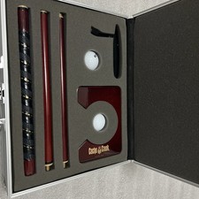 Set regalo putter golf in custodia di metallo ottimo per ufficio o casa. Pratica ottima messa