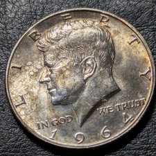 1964-D 50c Kennedy mezzo