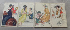 4 cartoline Mauzan