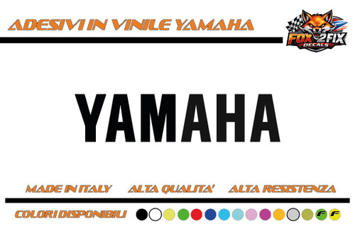 Adesivi moto yamaha scritta - adesivi,