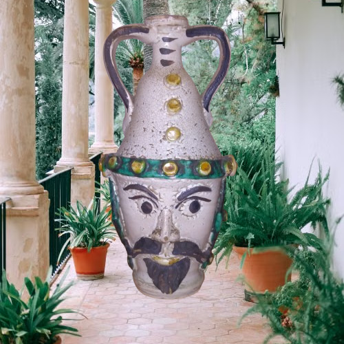 Fiasco antropomorfo ceramiche - fiasco,