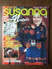 Le Idee di Susanna n.75 anno 1994 Con Schemi Punto Croce Buon Natale 