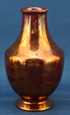 Bottega GATTI FAENZA Vaso ceramica 1900 lustro metallico come Fantoni MELANDRI