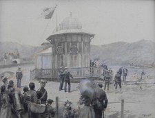 Giulio MARCHETTI (Lucca 1891-1957) Scena orientalista dipinto cm 30x40