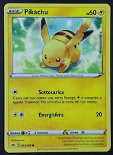 PIKACHU 065/202 in Italiano POKEMON Scudo e Spada