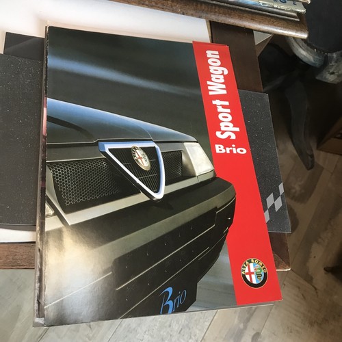 Depliant auto vintage alfa - depliant,