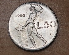 1982 Italy 50 Lire 