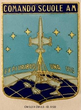 AERONAUTICA MILITARE COMANDO SCUOLE A.M. DISTINTIVO PRODUTTORE ANONIMO