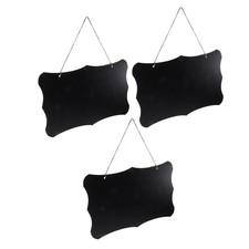  3 Pcs Lavagna Nera Da Gesso