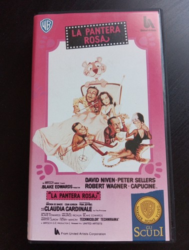 Vhs pantera rosa gli - pantera, rosa-gli