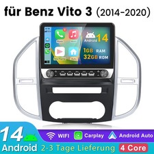 10.1" Android Carplay per Mercedes Benz Vito W447 2014-2024 autoradio navigatore GPS