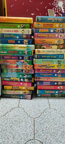 Lotto vhs disney - di,