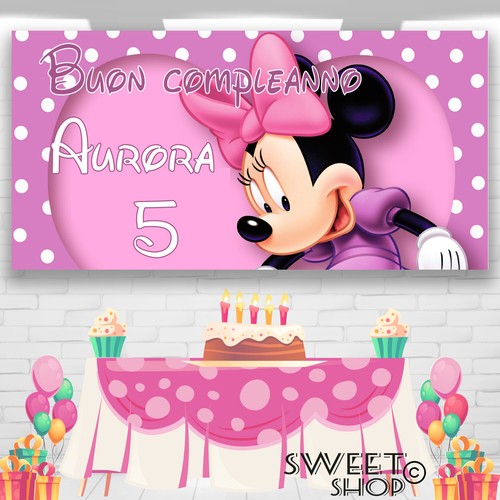Striscione banner compleanno - striscione,