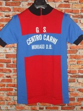 EROICA MAGLIA SHIRT MAILLOT BICI CICLISMO VINTAGE 70'S MORIAGO 50% LANA