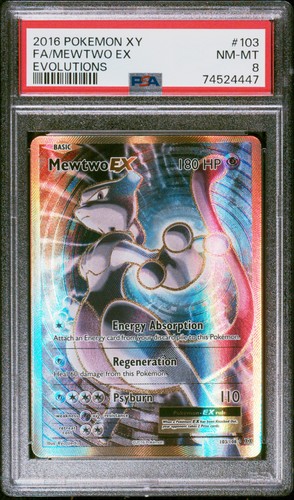 Mewtwo 103 108 evolutions - ex, 103/108