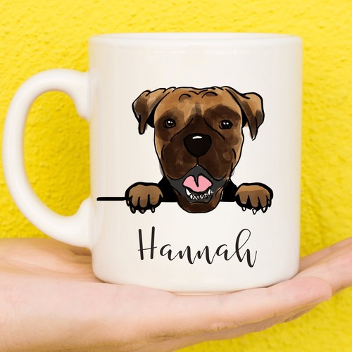 Tazza boxer personalizzata - tazza, |