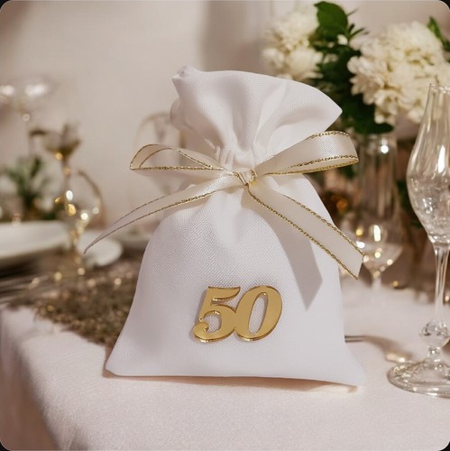Bomboniera sacchetto anni - bomboniera, 50