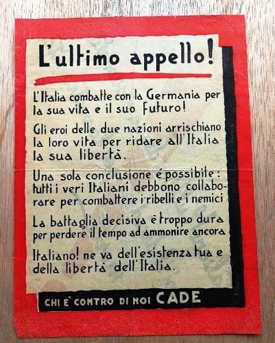 Volantino propaganda rsi - propaganda,