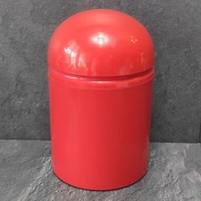 Anna Castelli Kartell contenitore rosso portaoggetti anni 70 vintage mid century