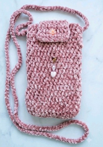 Borsa portacellulare uncinetto - portacellulare,