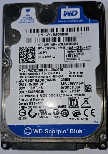 Western digital scorpio blue - digital,
