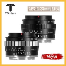TTArtisan 23mm F1.4 APS-C Manual Focus Lens for Nikon M43 Sony Fuji Camera