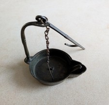 Lume Ad Olio Antico In Bronzo 