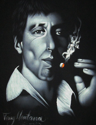 Pacino come tony montana - tony, in